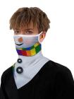 Unisex Windproof Novelty Christmas Print Earloop Face Shield Bandana
