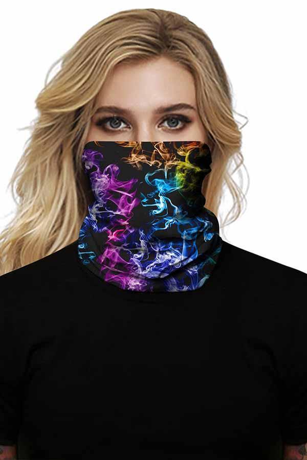 Unisex Outdoor Sports Multifunctional Neck Gaiter Windproof Skull Face Shields