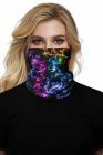 Unisex Outdoor Sports Multifunctional Neck Gaiter Windproof Skull Face Shields