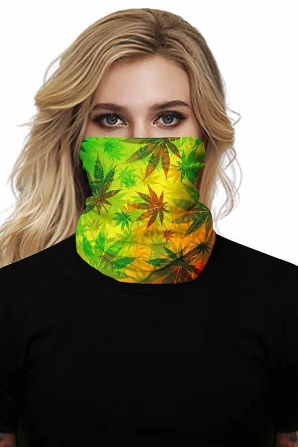 Unisex Outdoor Sports Multifunctional Neck Gaiter Windproof Skull Face Shields