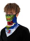 Unisex Windproof Novelty Christmas Print Earloop Face Shield Bandana