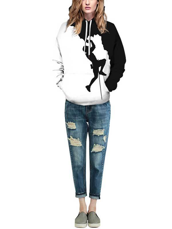 Skull Hoodie Oversized Hoodie for Christmas Halloween