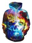 Skull Hoodie Oversized Hoodie for Christmas Halloween