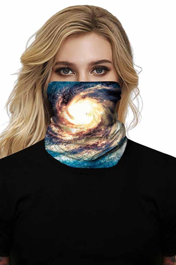 Unisex Outdoor Sports Multifunctional Neck Gaiter Windproof Skull Face Shields