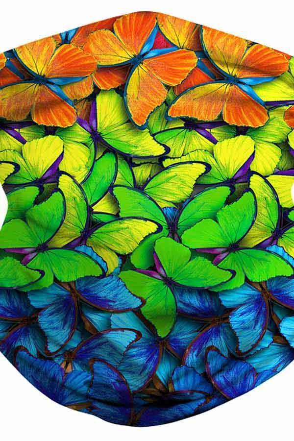 Unisex Outdoor Sports Multifunctional Neck Gaiter Windproof Skull Face Shields