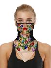 Unisex Windproof Novelty Christmas Print Earloop Face Shield Bandana