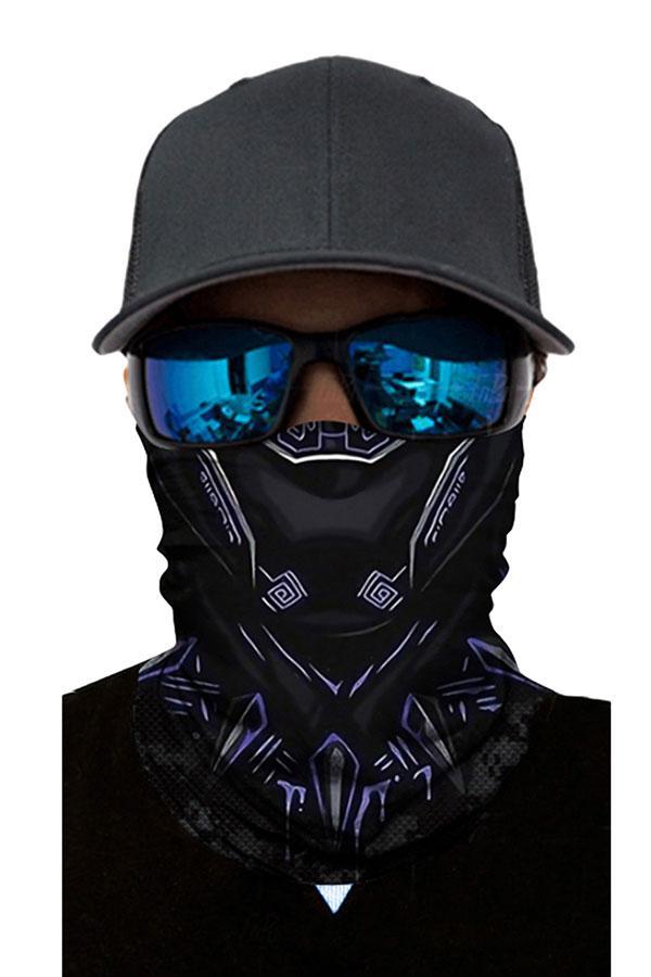Unisex Windproof Neck Gaiter Skull Print Bandanas For Sun Protection