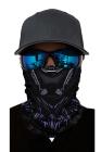 Unisex Windproof Neck Gaiter Skull Print Bandanas For Sun Protection