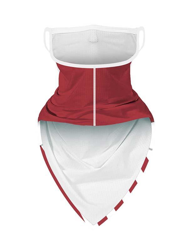 Unisex Windproof Novelty Christmas Print Earloop Face Shield Bandana