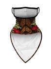 Unisex Windproof Novelty Christmas Print Earloop Face Shield Bandana