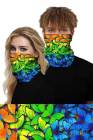 Unisex Outdoor Sports Multifunctional Neck Gaiter Windproof Skull Face Shields