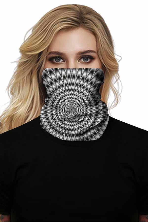 Unisex Outdoor Sports Multifunctional Neck Gaiter Windproof Skull Face Shields