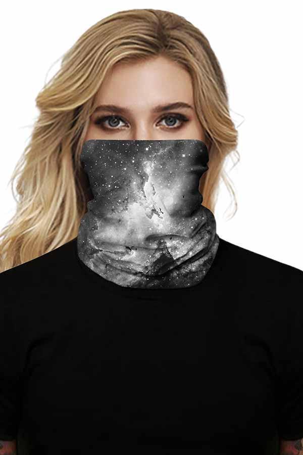 Unisex Outdoor Sports Multifunctional Neck Gaiter Windproof Skull Face Shields
