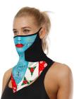 Unisex Windproof Novelty Christmas Print Earloop Face Shield Bandana