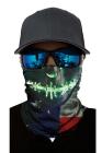 Unisex Windproof Neck Gaiter Skull Print Bandanas For Sun Protection