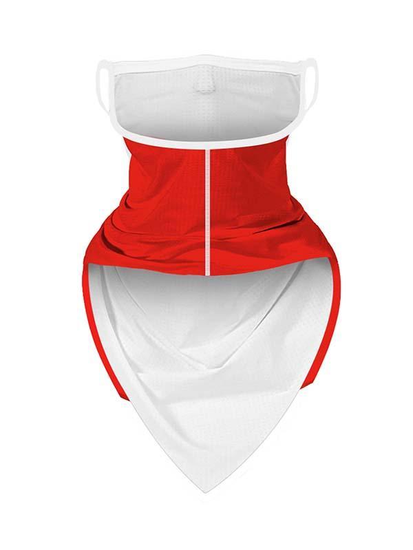 Unisex Windproof Novelty Christmas Print Earloop Face Shield Bandana