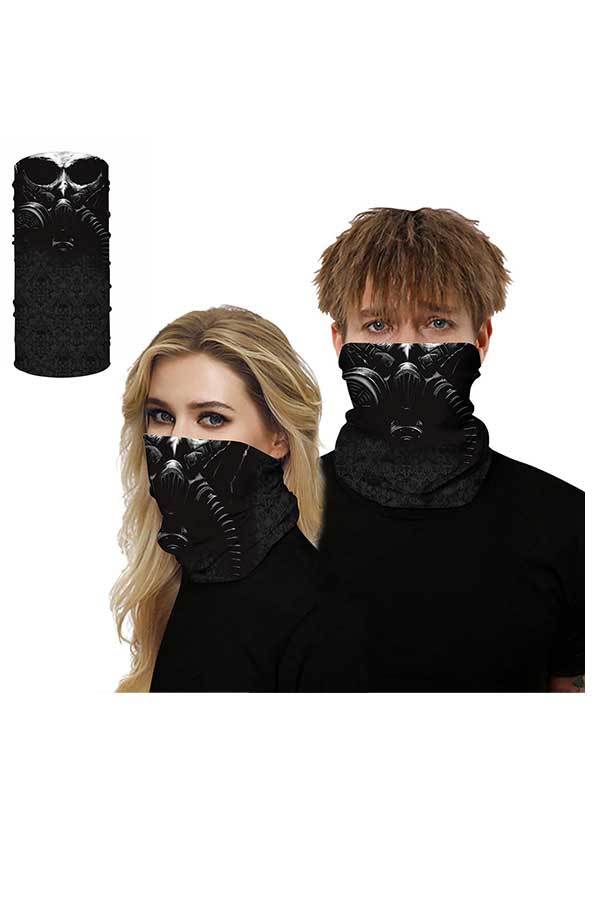 Unisex Outdoor Sports Multifunctional Neck Gaiter Windproof Skull Face Shields