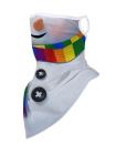 Unisex Windproof Novelty Christmas Print Earloop Face Shield Bandana