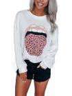 Casual Print Long Sleeve Crew Neck T-Shirt