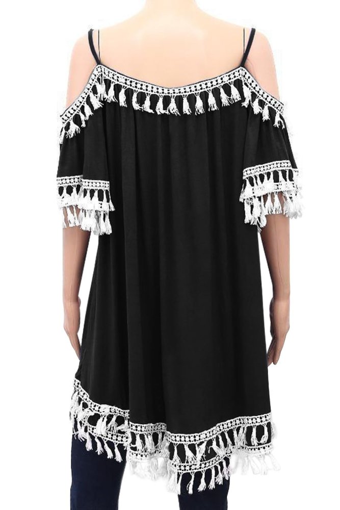 Boho Tassel Tunic Cover up