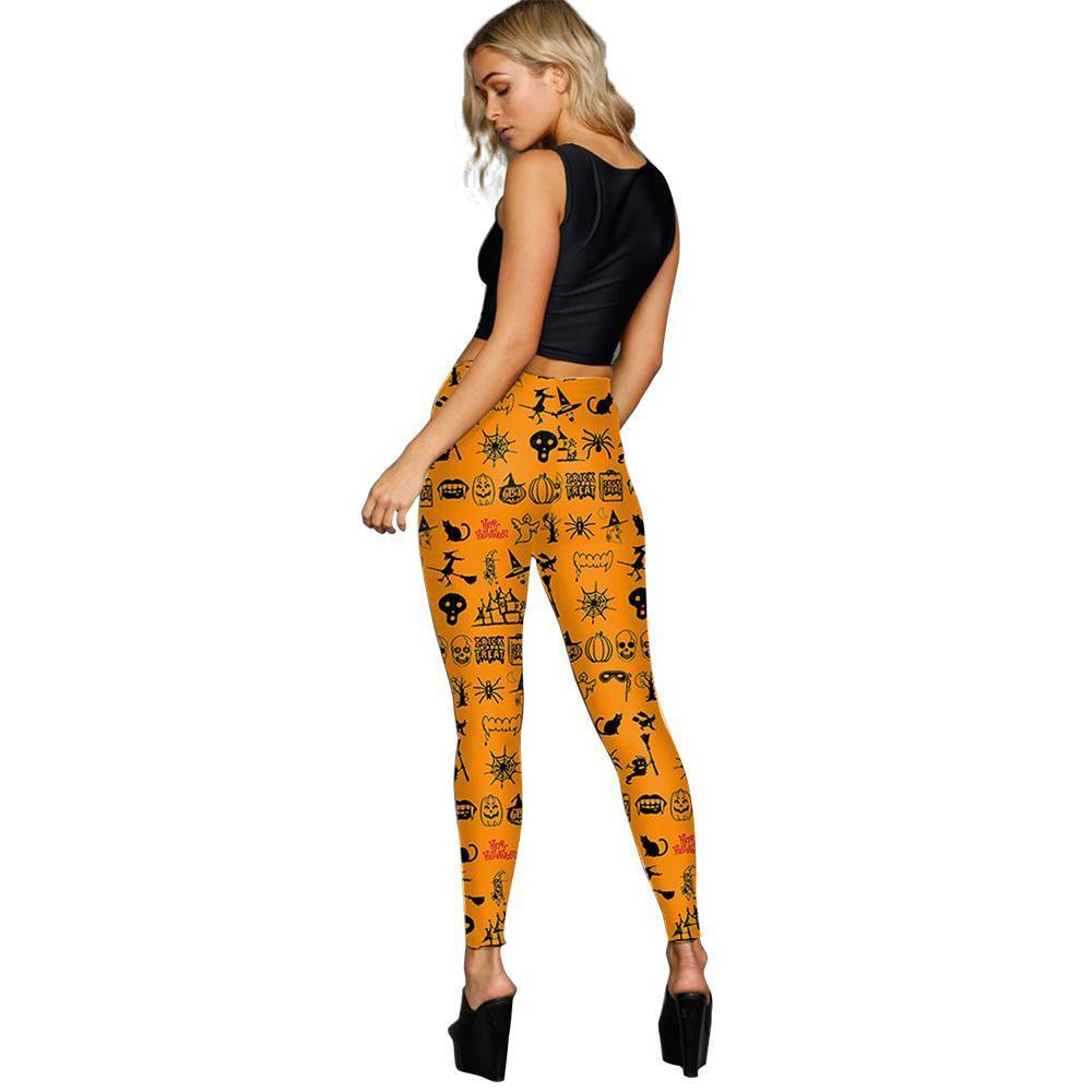 Halloween Yoga Pants Printed Workout Leggings