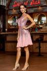 Women's Glittering Sequin Chiffon Party Mini Dress