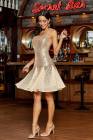 Women's Glittering Sequin Chiffon Party Mini Dress