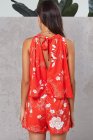 Bohemian Print Halter Romper