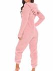 Fluffy Zip Up Onesie Pajama Outfits Sleepwear