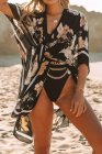 Floral Kimono Floral Swimsuit Cover Up