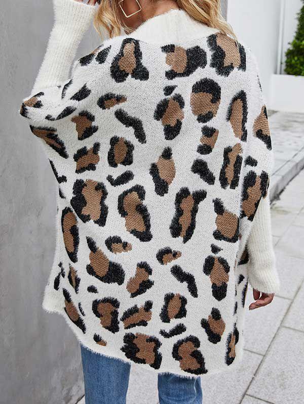 Animal Print Cardigan Womens Open Front Cardigan