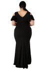 Plus Size Flamous Mermaid Dress
