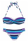 Boho Stripes Push up Bikini Set