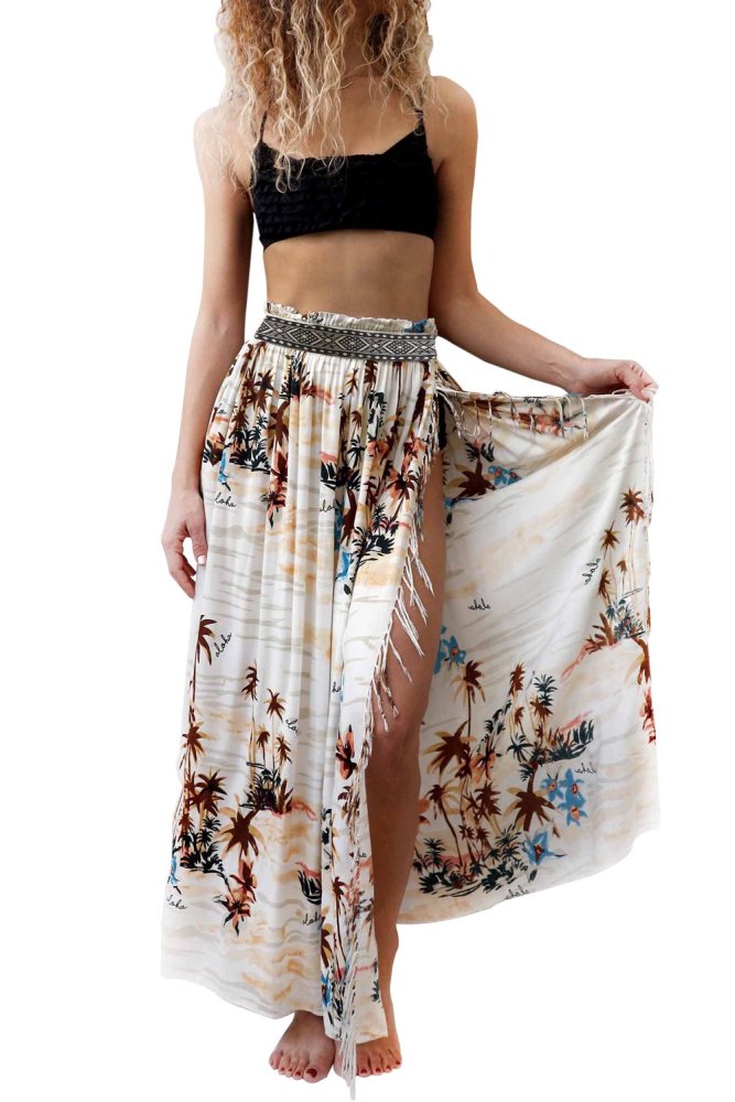 ALOHA Maxi Skirt