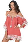 Boho Tassel Tunic Cover up