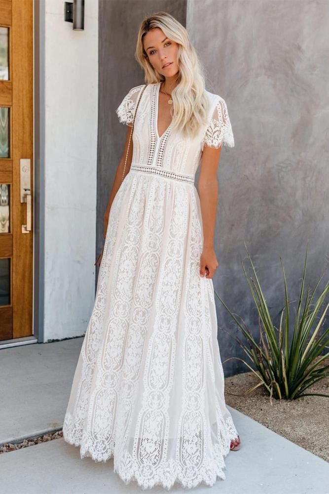 Fill Your Heart Lace Maxi Dress