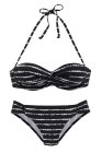 Boho Stripes Push up Bikini Set