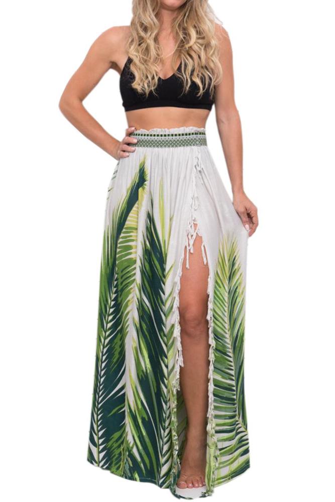 ALOHA Maxi Skirt