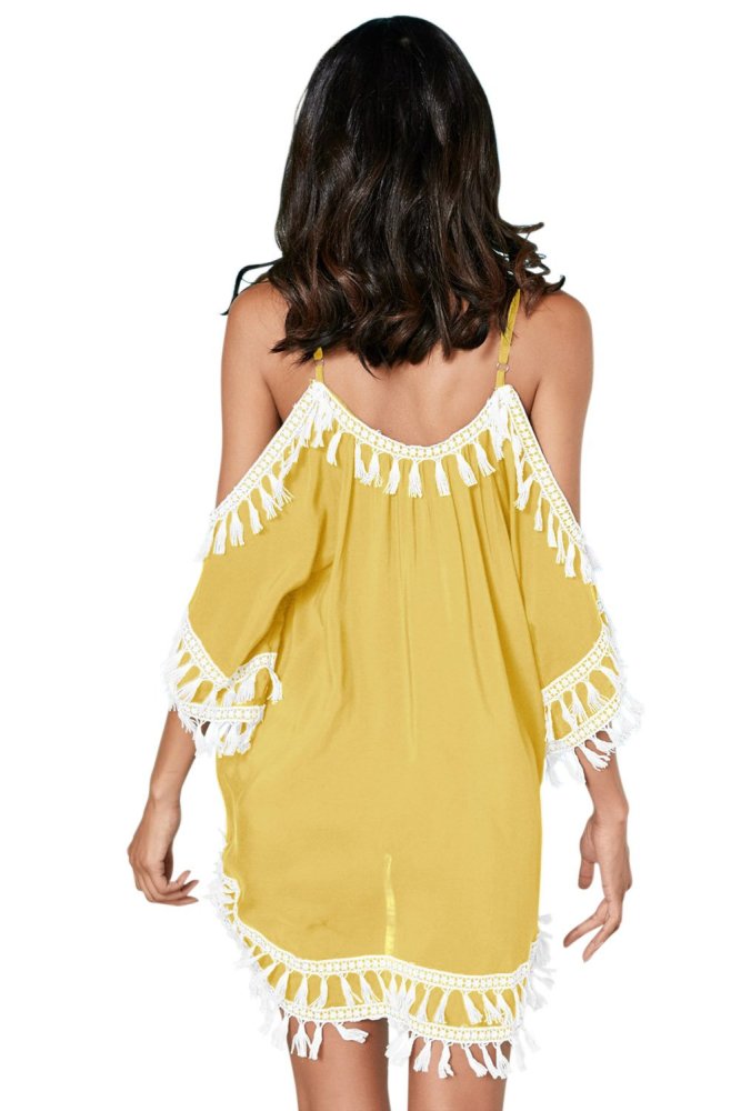 Boho Tassel Tunic Cover up