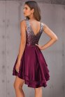 Ombre Sequin Multi Layer Skater Dress