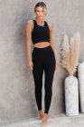Gym Wear For Women Crop Yoga Bra and High Waist Leggings