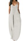 Plain Color Spaghetti Straps Oversized Maxi Dress