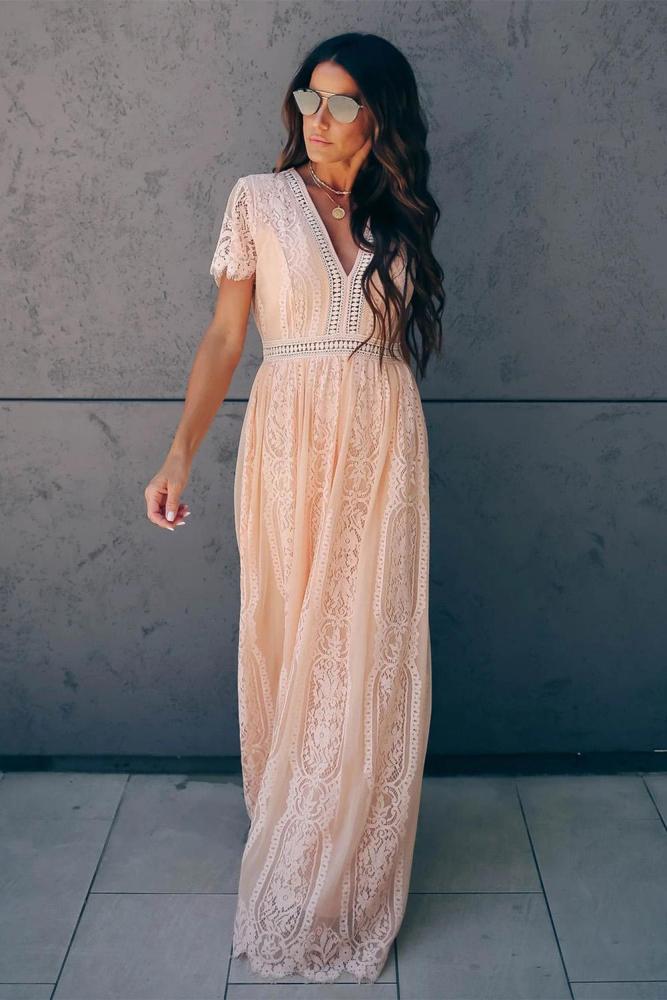 Fill Your Heart Lace Maxi Dress