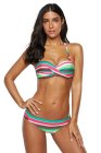 Boho Stripes Push up Bikini Set