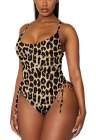 Womens High Cut Ruched One Piece Monokini