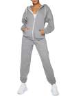 Sports Zipper Sweatpants Jogger Sweatpants Two Piece Outfits for Women