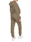 Sports Zipper Sweatpants Jogger Sweatpants Two Piece Outfits for Women