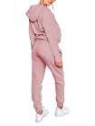 Sports Zipper Sweatpants Jogger Sweatpants Two Piece Outfits for Women