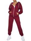 Sports Zipper Sweatpants Jogger Sweatpants Two Piece Outfits for Women