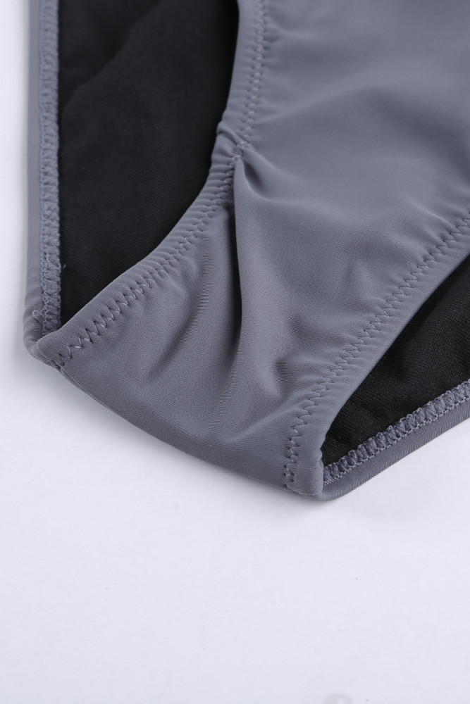 Halter Bandeau Striped Bikini Set for Women